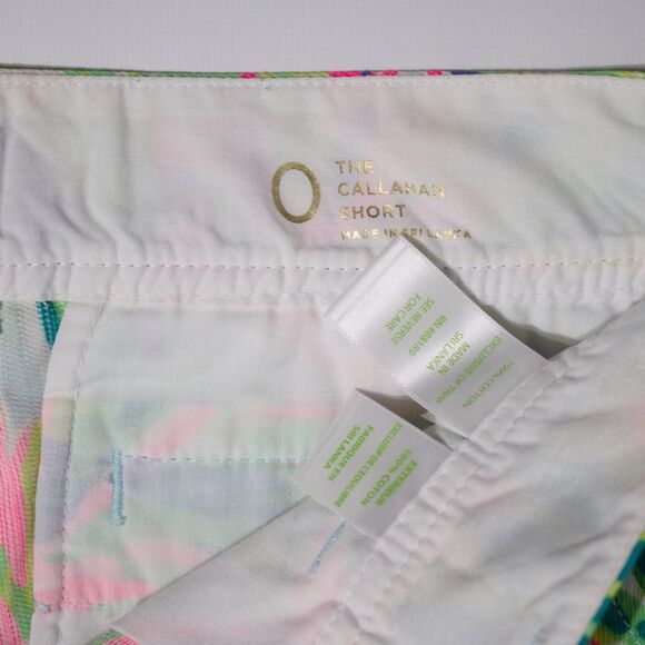 Lilly Pulitzer Callahan Shorts Pink Green Blue Floral Pattern Women Sz. 0 (30”W) - Picture 8 of 12